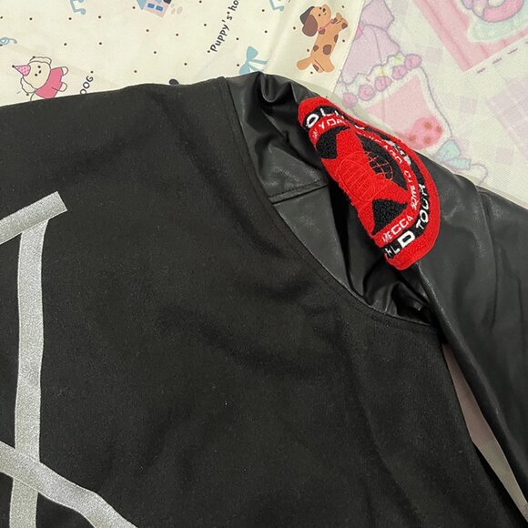 Supreme X 40 Acres Malcolm X Themed Baseball Jacket - Picture 2 of 10